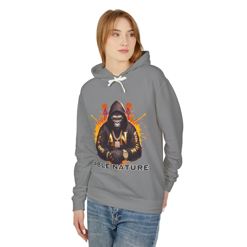 Able Nature Gorilla Hoodie — "Born Ready. Built Different." Motivational Pullover