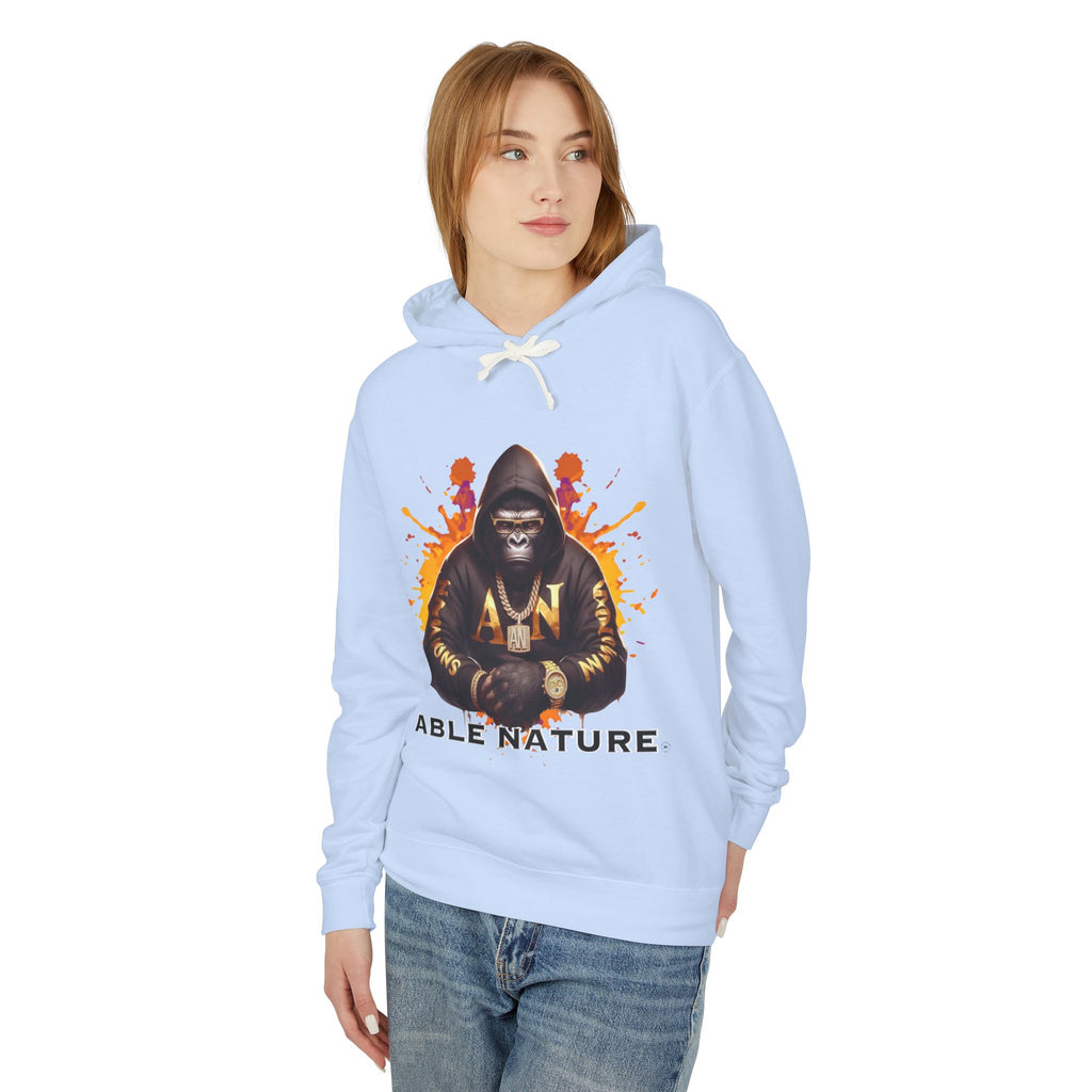 Able Nature Gorilla Hoodie — "Born Ready. Built Different." Motivational Pullover
