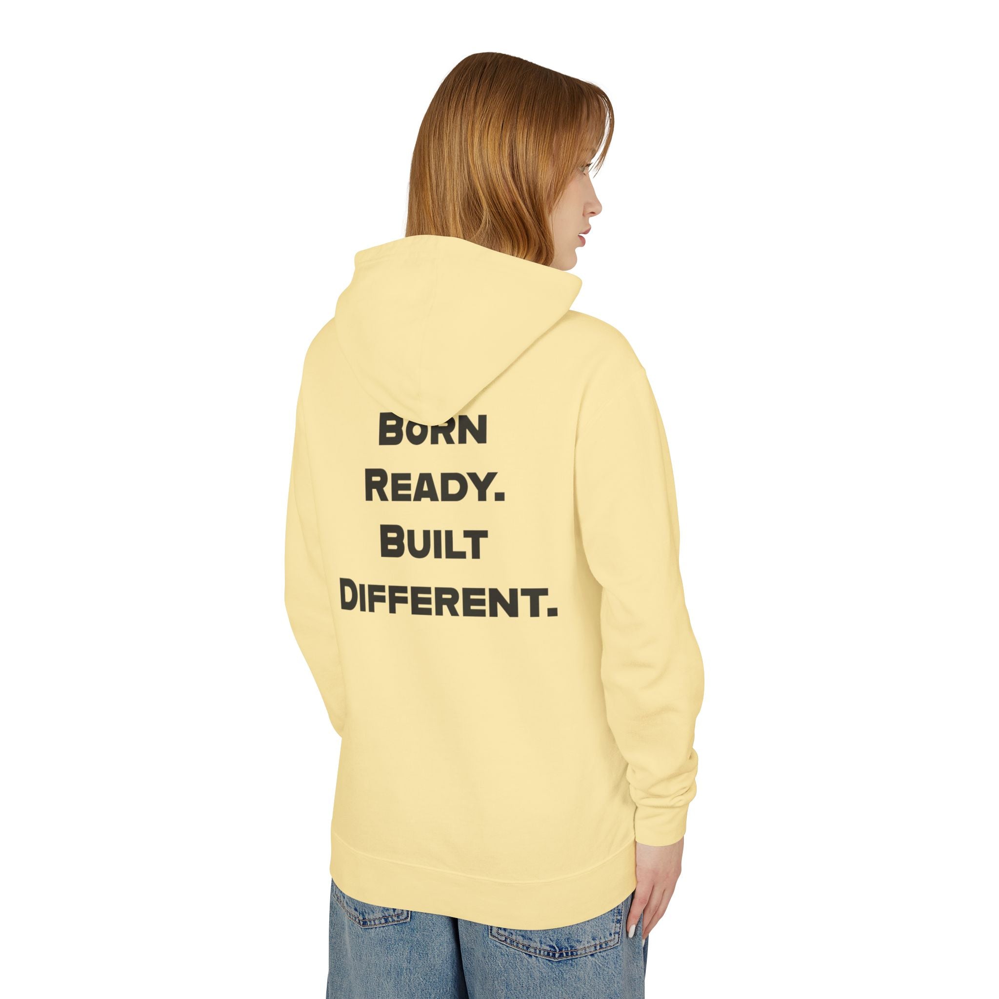 Able Nature Gorilla Hoodie — "Born Ready. Built Different." Motivational Pullover