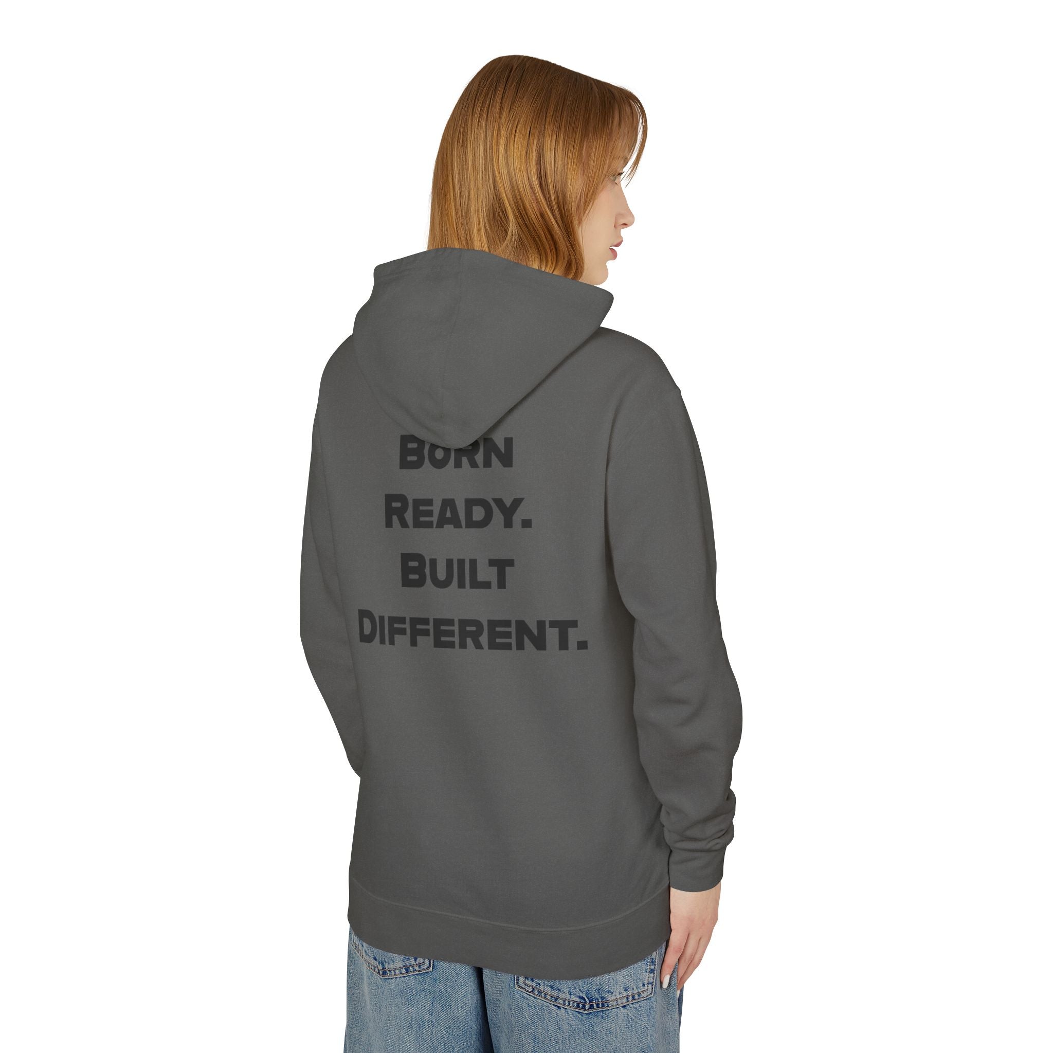 Able Nature Gorilla Hoodie — "Born Ready. Built Different." Motivational Pullover