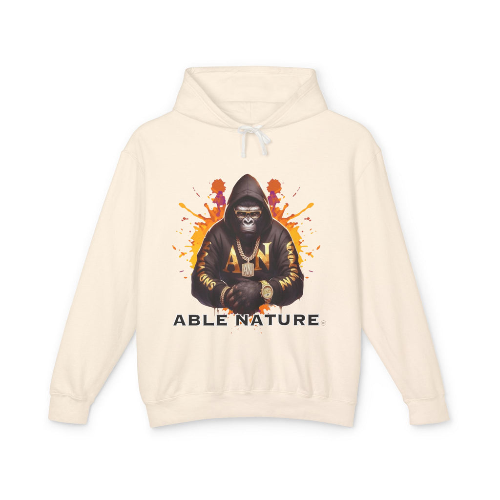 Able Nature Gorilla Hoodie — "Born Ready. Built Different." Motivational Pullover
