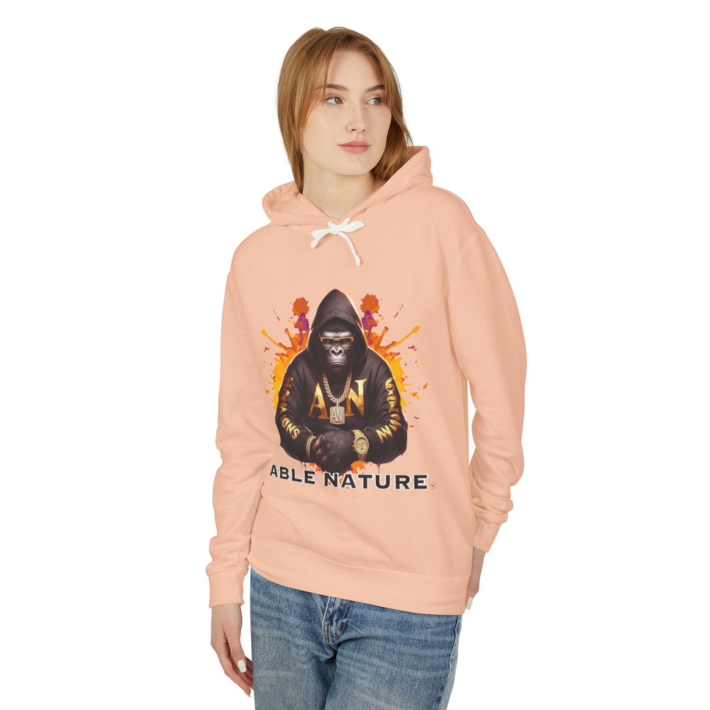Able Nature Gorilla Hoodie — "Born Ready. Built Different." Motivational Pullover