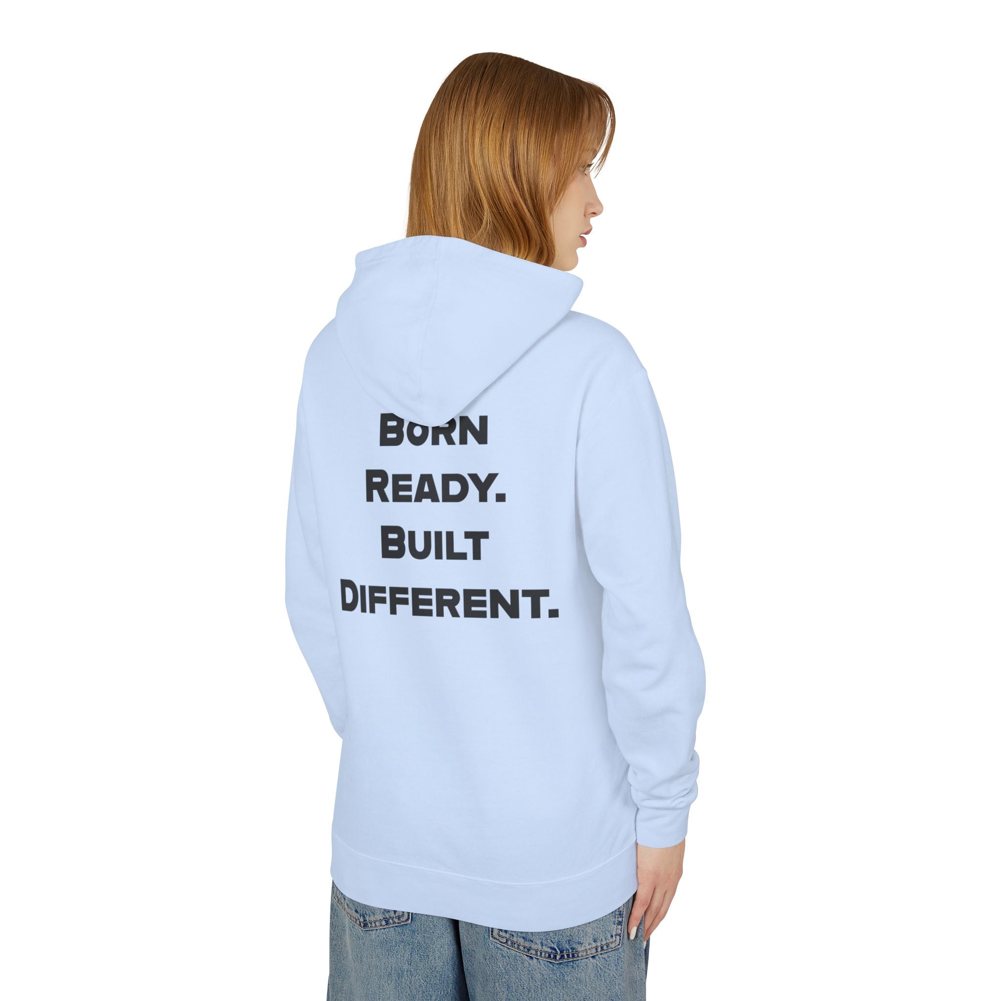 Able Nature Gorilla Hoodie — "Born Ready. Built Different." Motivational Pullover