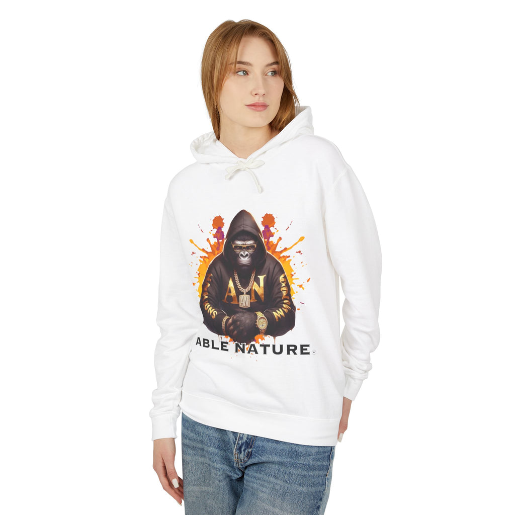Able Nature Gorilla Hoodie — "Born Ready. Built Different." Motivational Pullover