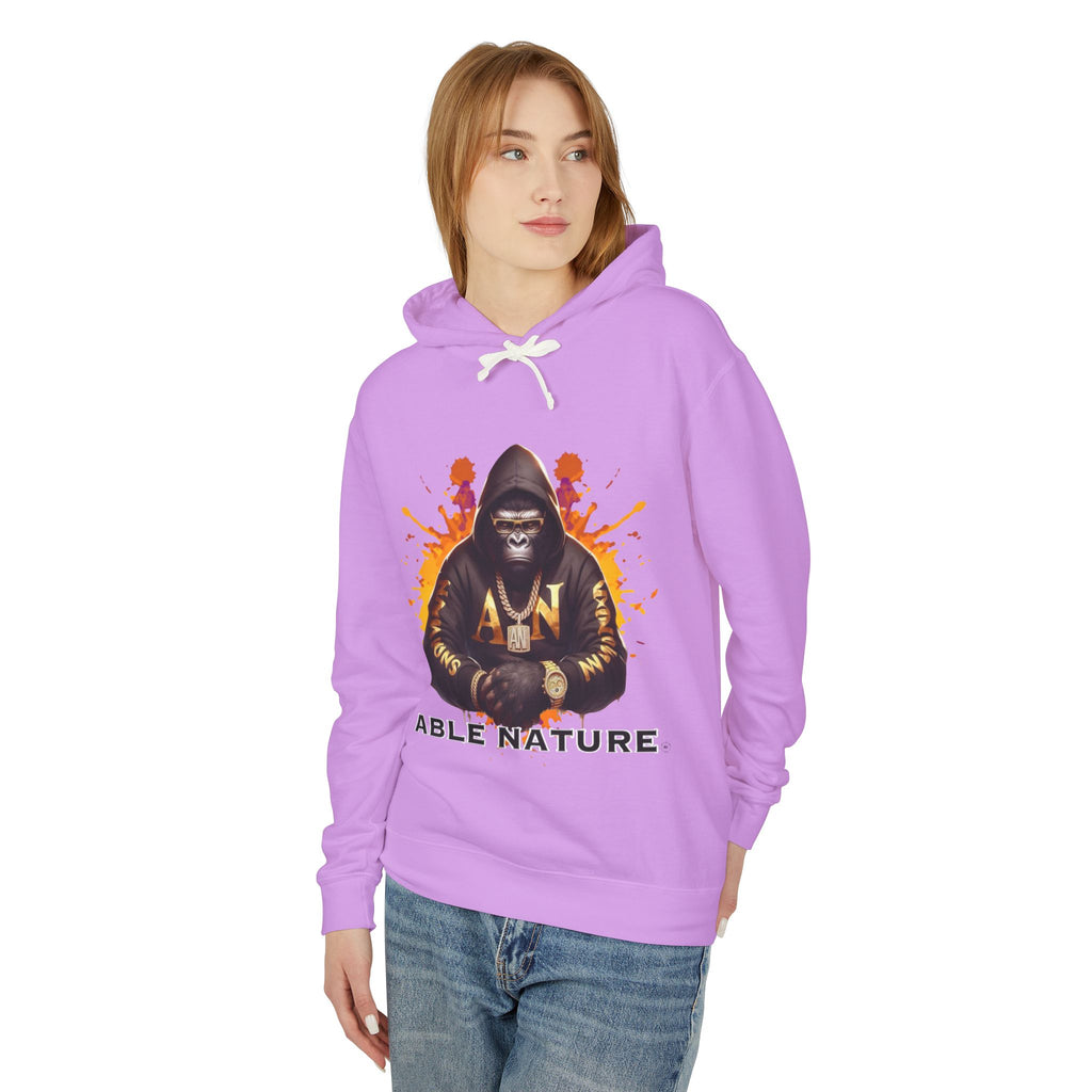 Able Nature Gorilla Hoodie — "Born Ready. Built Different." Motivational Pullover